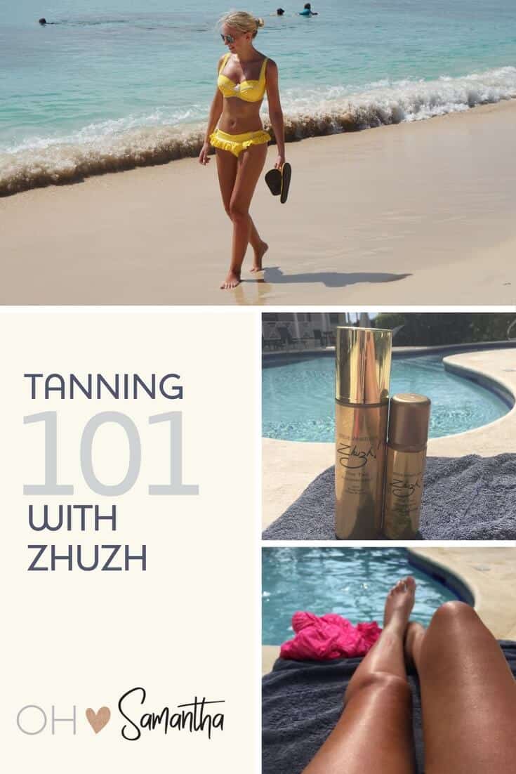 I get obsessive about my tanning routine so adding Zhuzh Tan Accelerator to the products I use was a great choice to help accelerate my tan