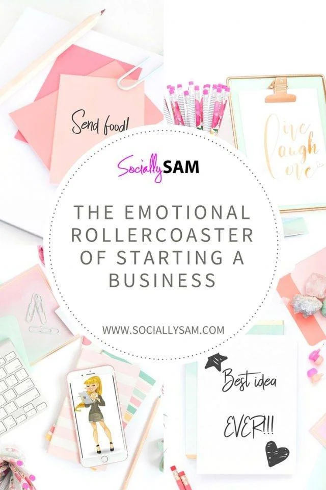 People think that starting your own business is the path to everlasting happiness. It's really just a big emotional rollercoaster