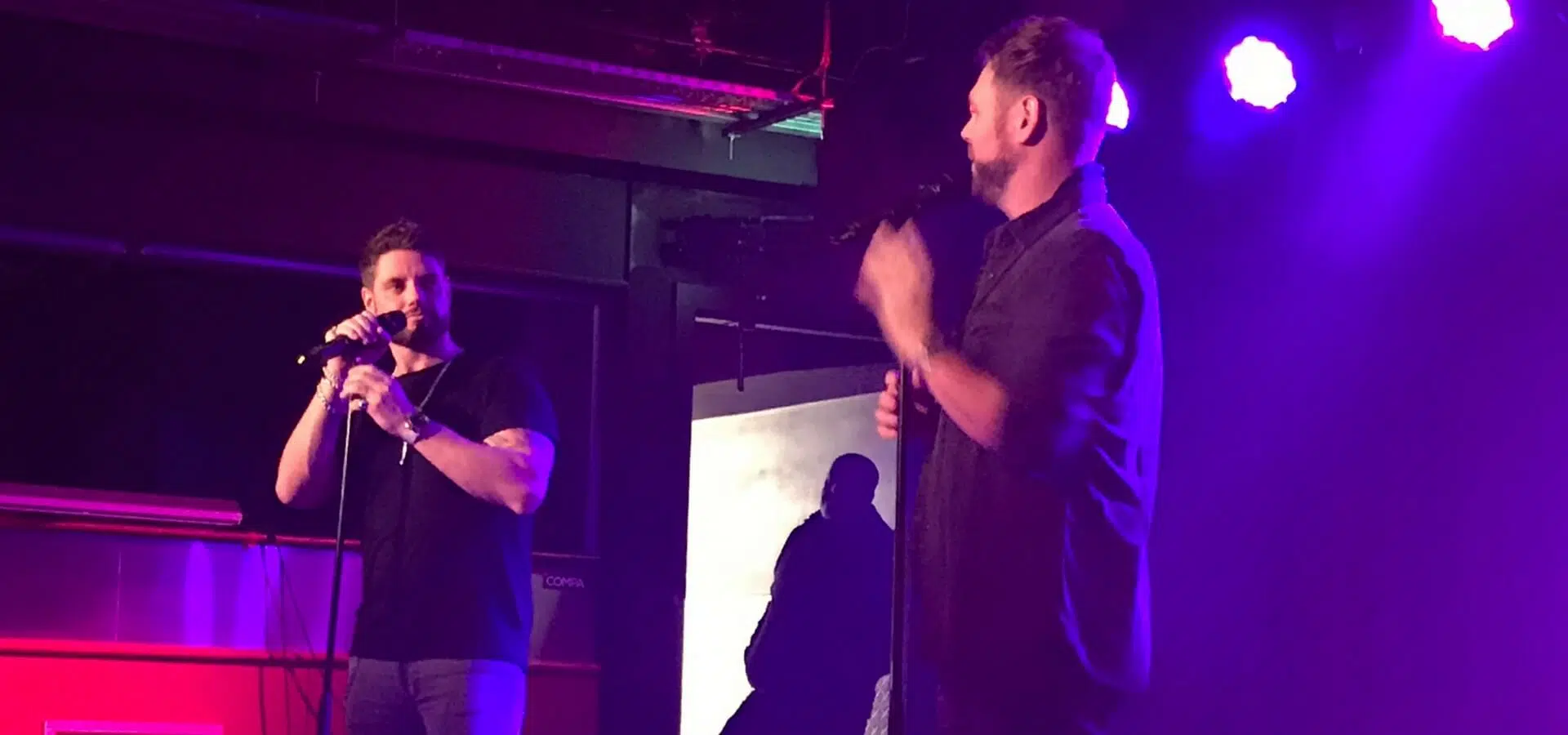 I make no secret of my love of Irish boybands, namely Boyzone. I've got a new love. Boyzlife. A combination of Keith Duffy and Brian McFadden