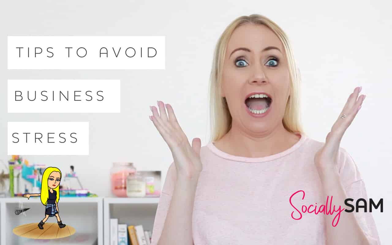 A stressful day when it's your own business is the absolute worst! Here are my 5 tips for dealing with business stress