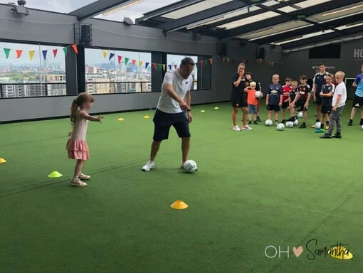 The first Summer Football Camp kicks off at Hotel Football on this summer and I went to take a look at what the kids would be getting up to