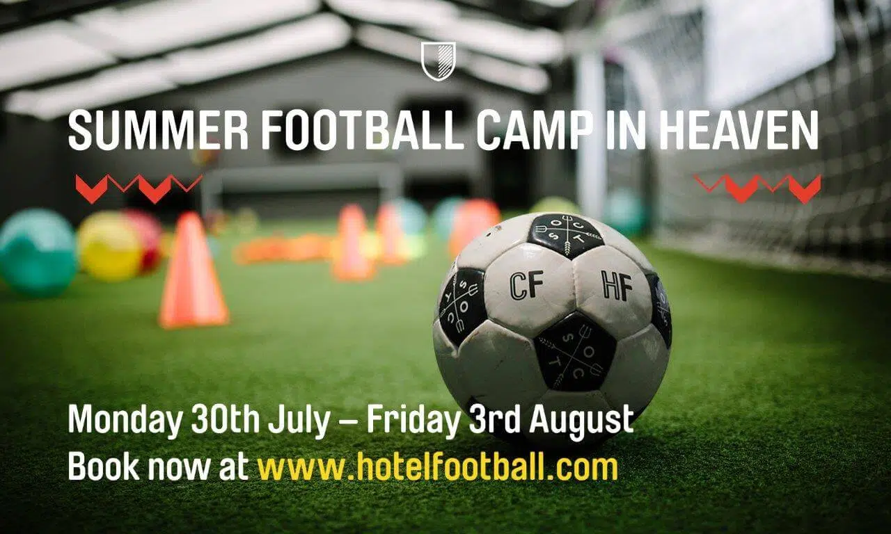 The first Summer Football Camp kicks off at Hotel Football on this summer and I went to take a look at what the kids would be getting up to
