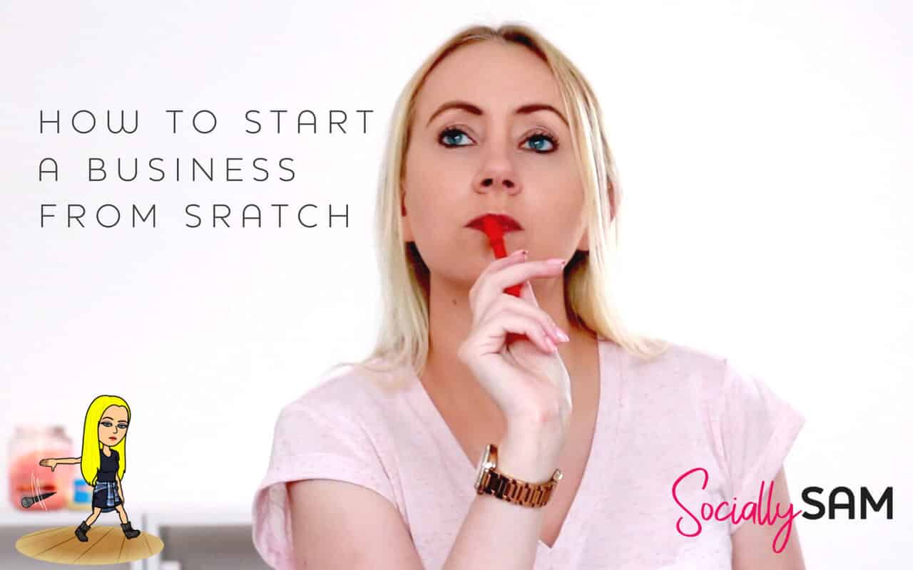 How to start a business from scratch Header copy Starting a business is really exciting. But starting a business is also really hard work. Here are my 6 tips to help you start your business