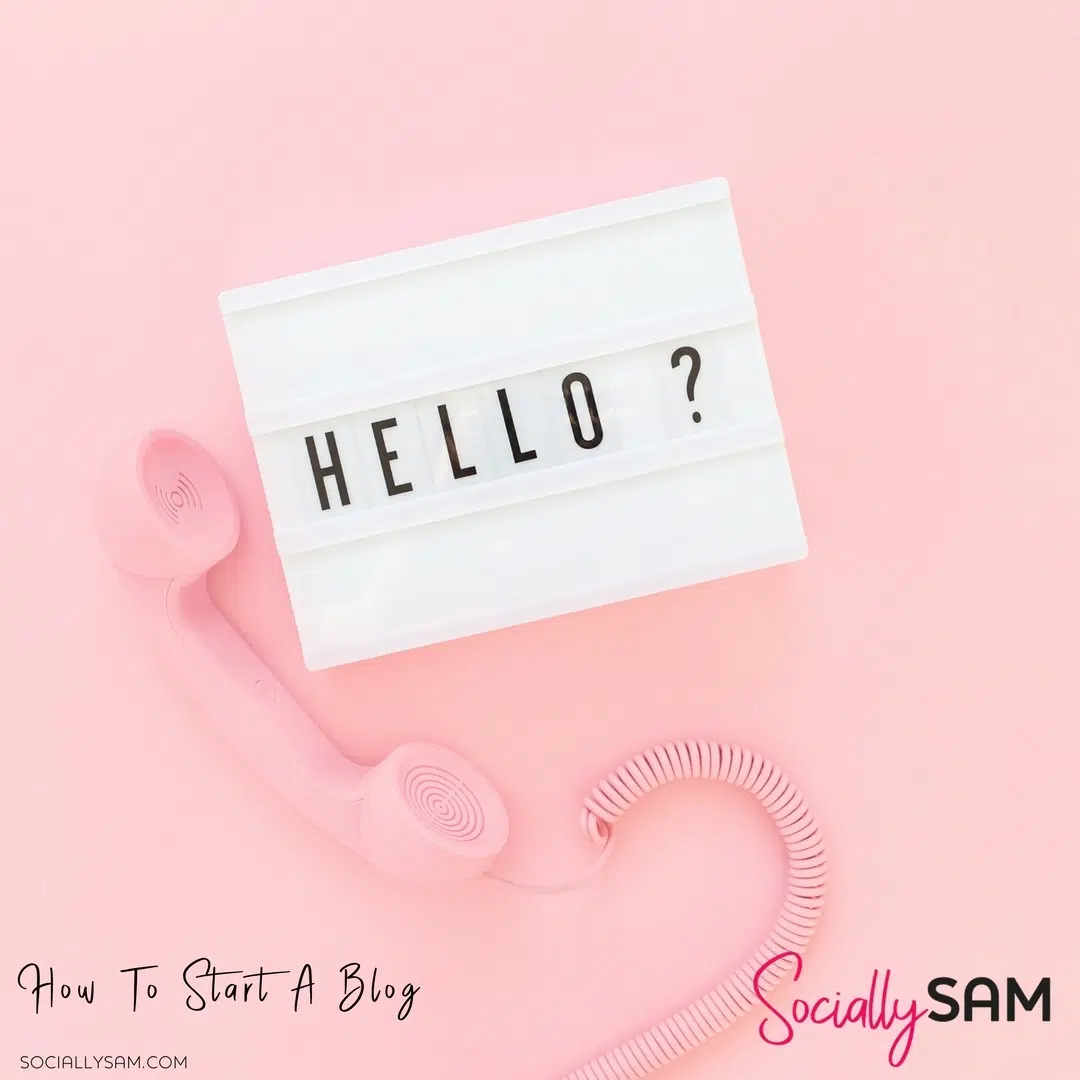 How To Start A Blog INSTA Everyone keeps telling you to start a blog. You've plenty to say for yourself. But you don't know how to actually start one. Let me help