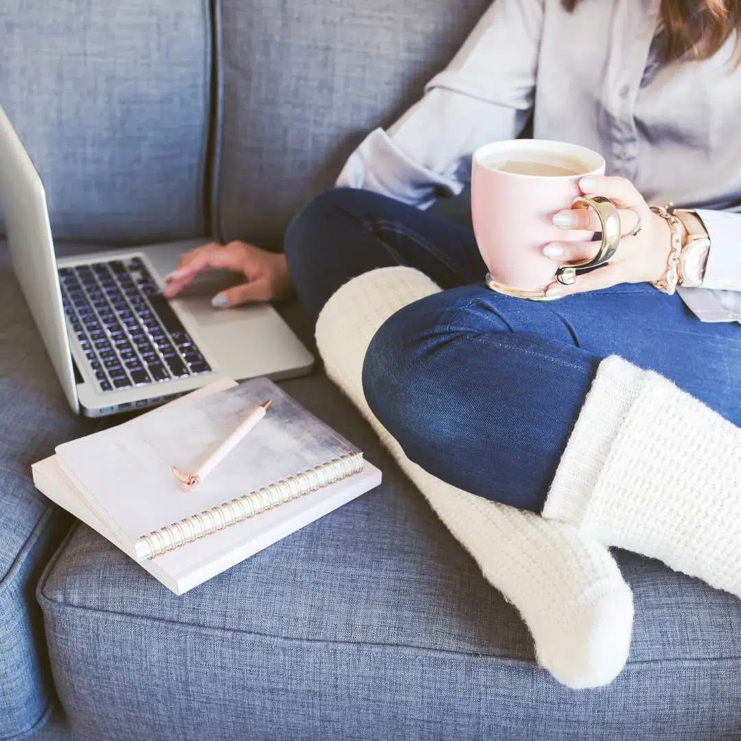 Do people think you don't have a real job because you work from home? Here are my top 8 tips to help you work from home without going crazy!